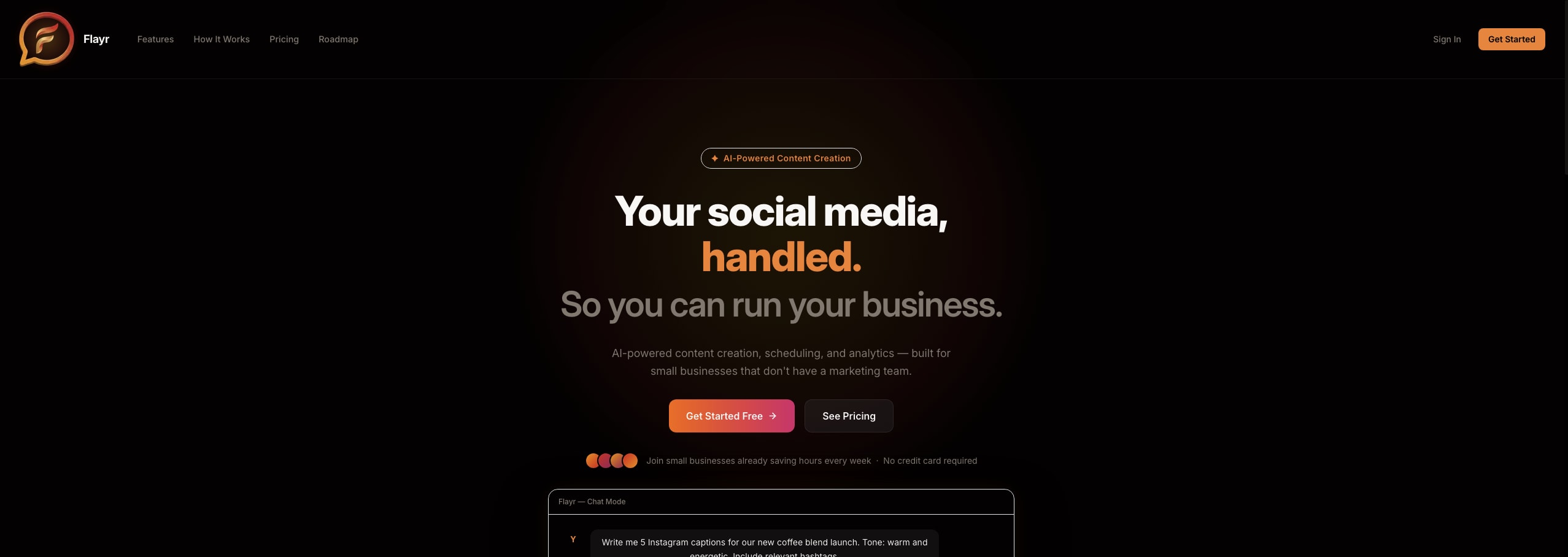 Flayr — AI-Powered Marketing Platform