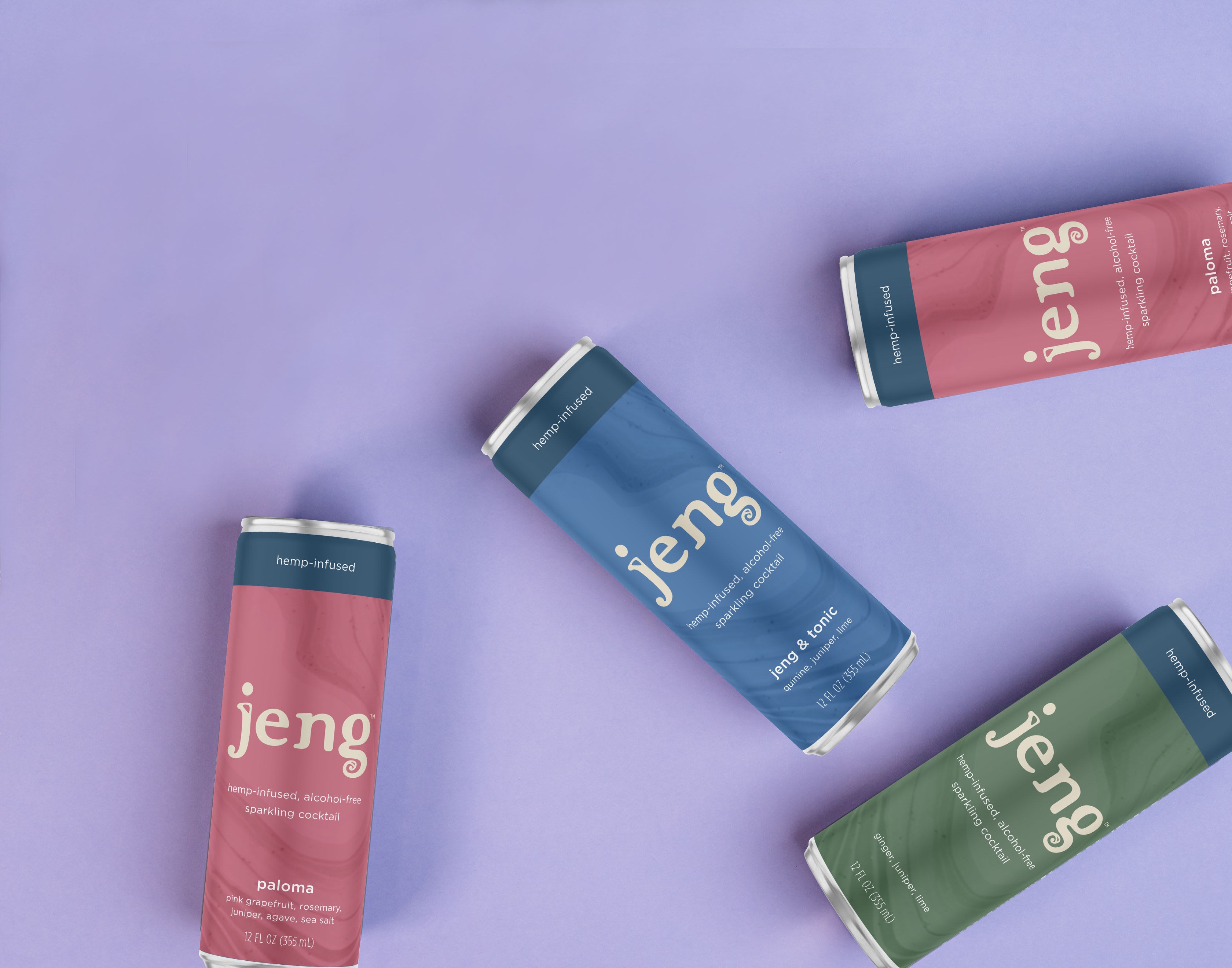 
      Jeng - Alcohol-Free, Hemp-Infused Sparkling Soft Cocktails
