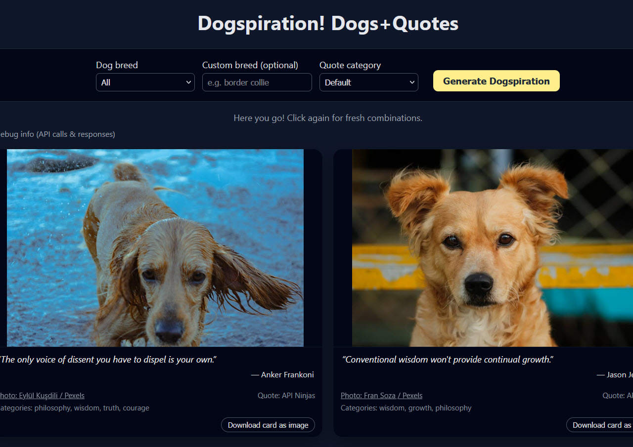 Dogspiration! Dogs+Quotes