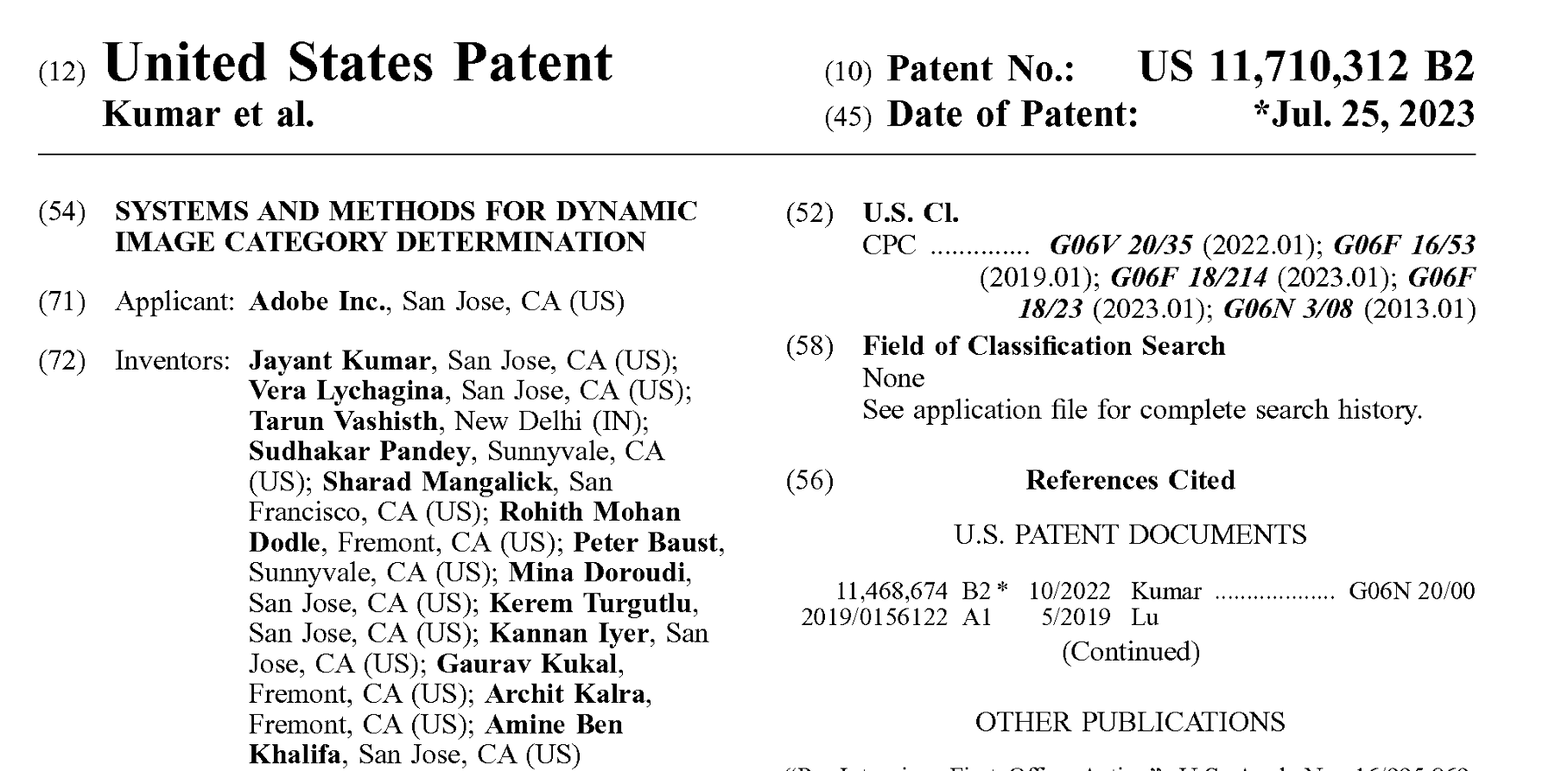 Patent for creating AI technology