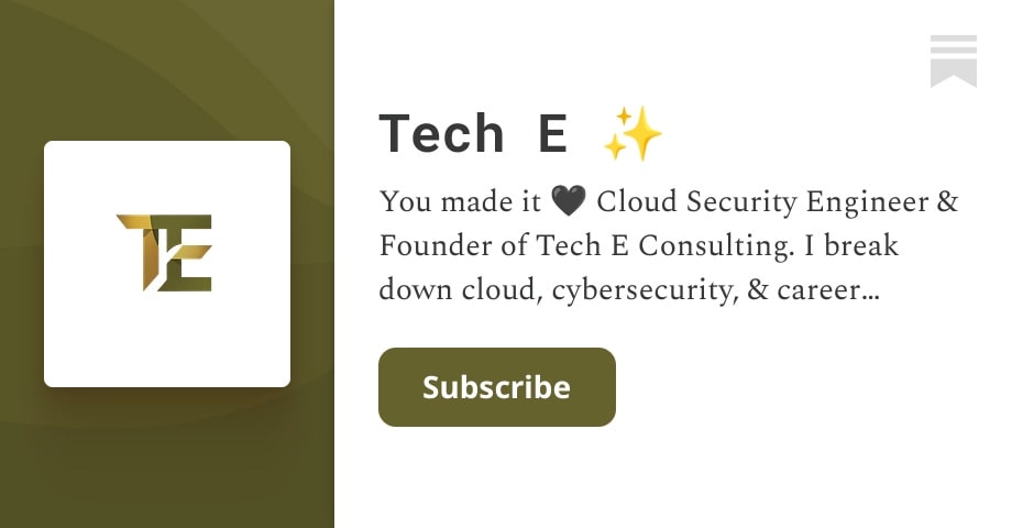 Tech E ✨ | Equasha | Substack