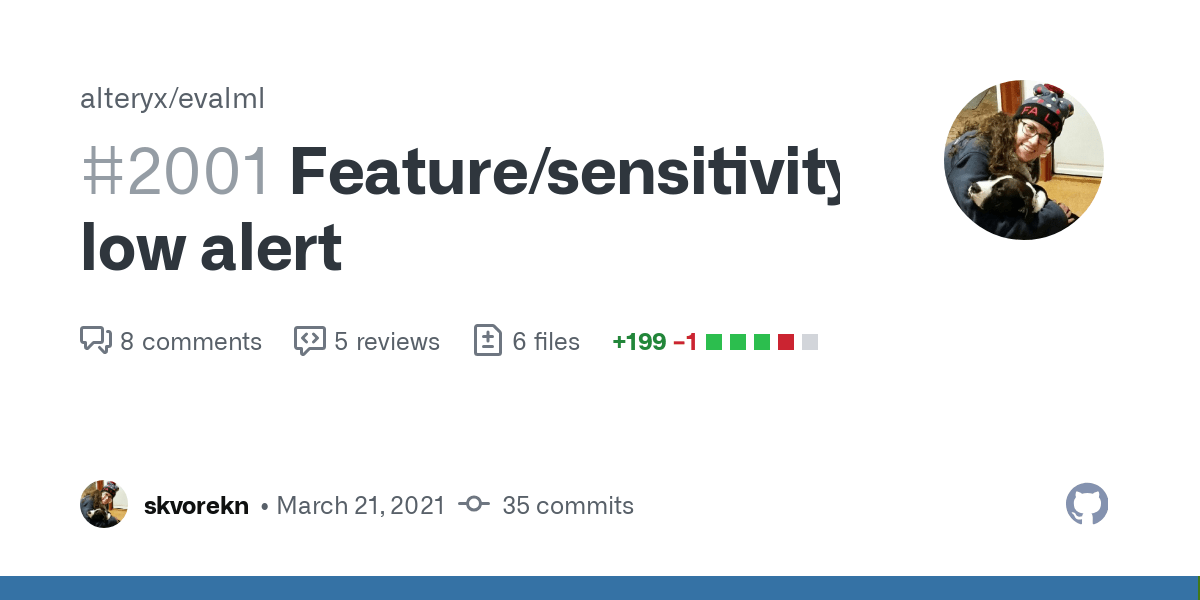 Open Source Contribution: EvalML