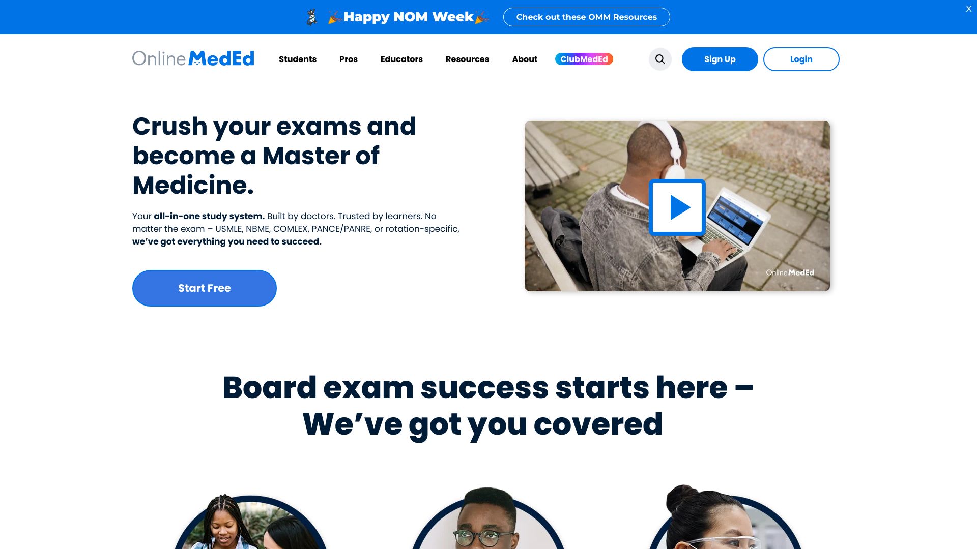 OnlineMedEd: Simplifying Medical Education for Students