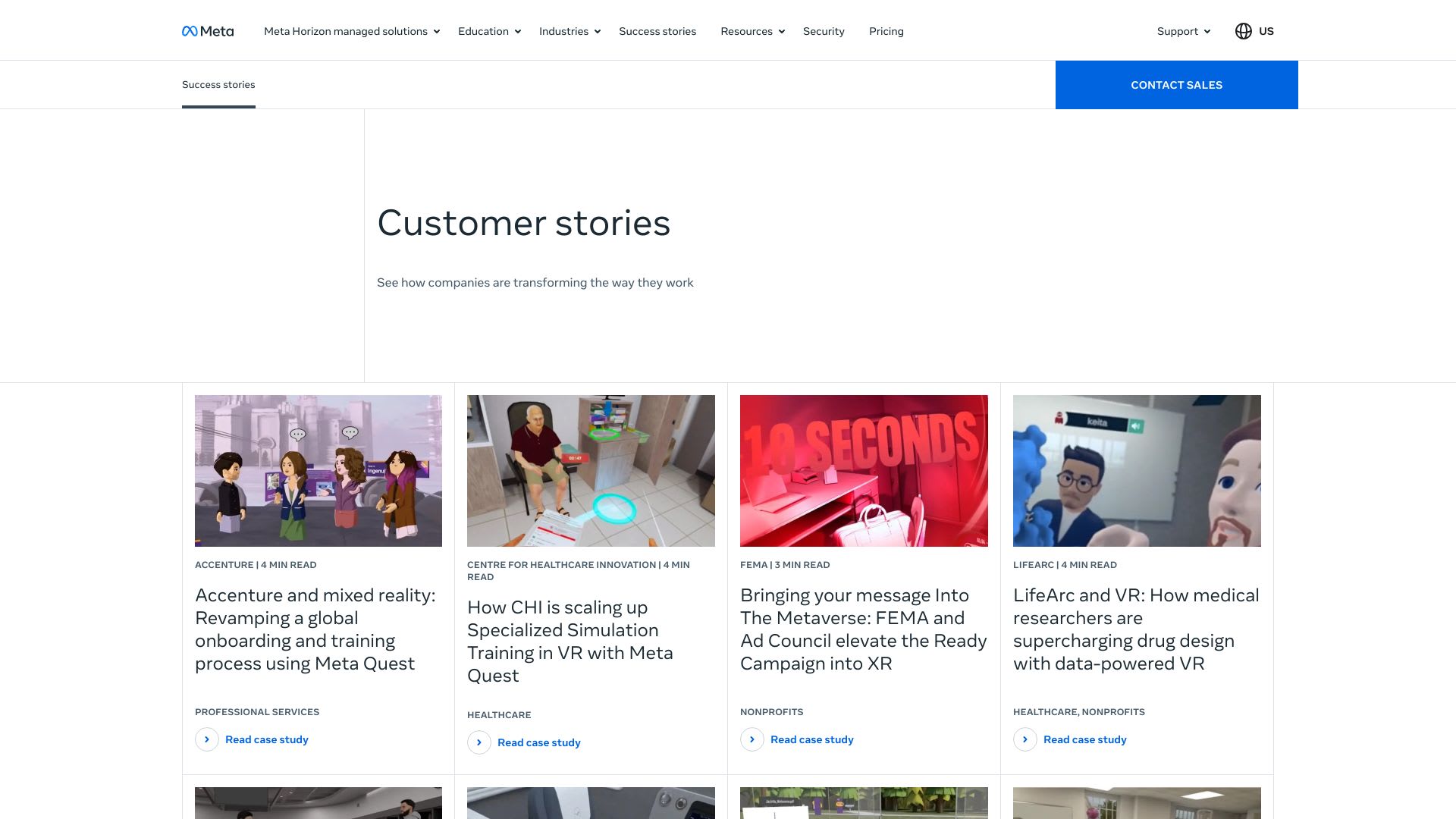 Meta for Work Customer Stories