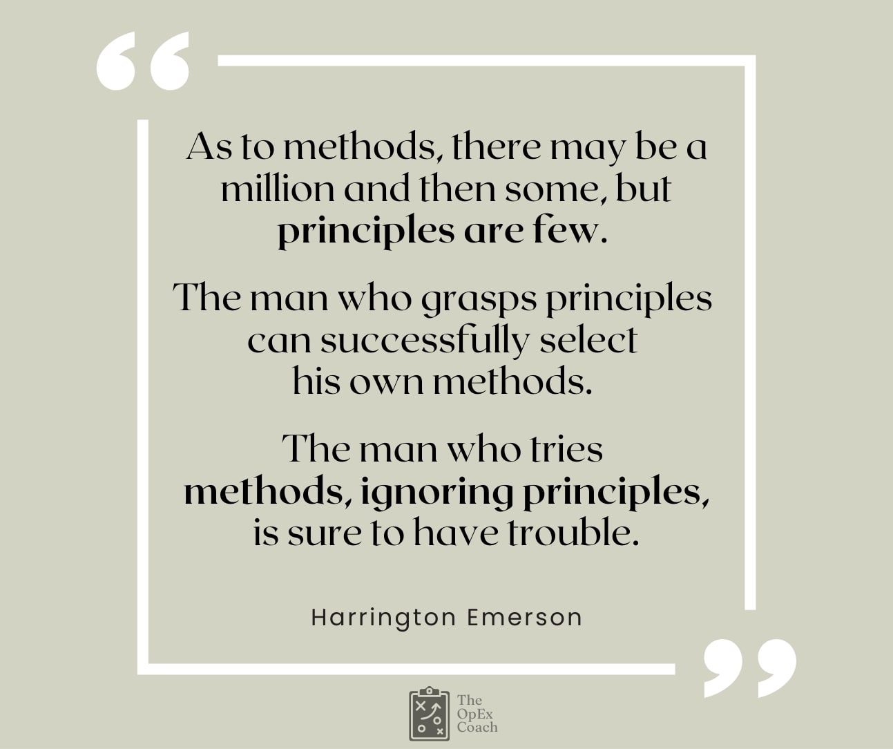 Principles First Thinking