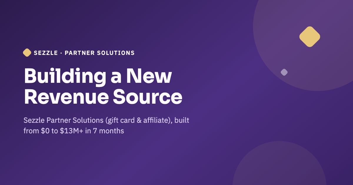 Sezzle Partner Solutions — Gift Card & Affiliate Program