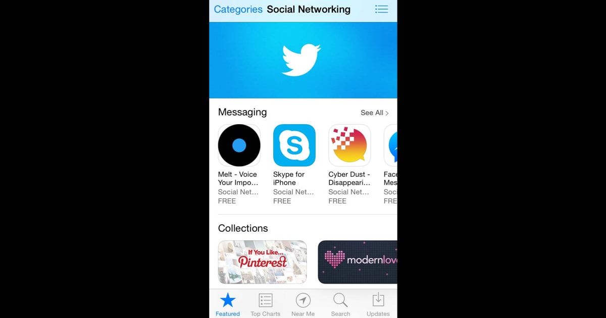 Melt is the #1 Featured Social App on the Apple App Store