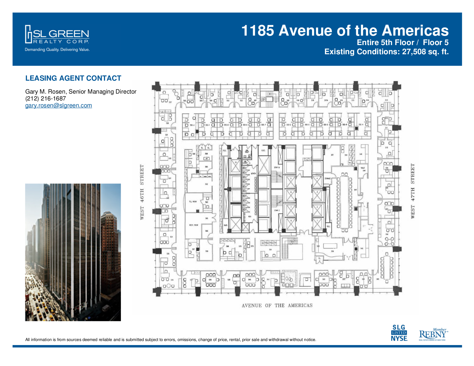 1185 avenue of the americas floor 5 vts