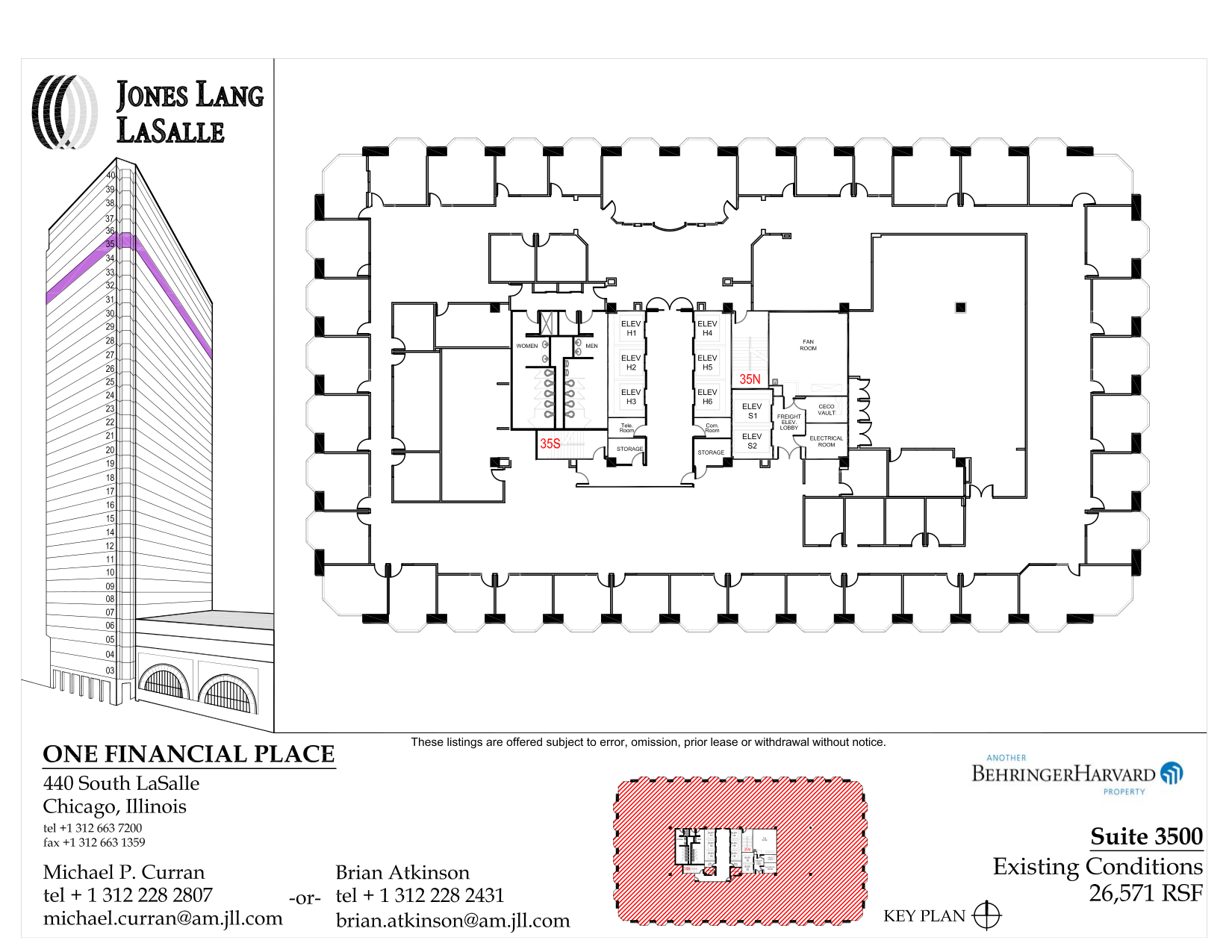 440 South LaSalle Floor 35 Space 3500 VTS