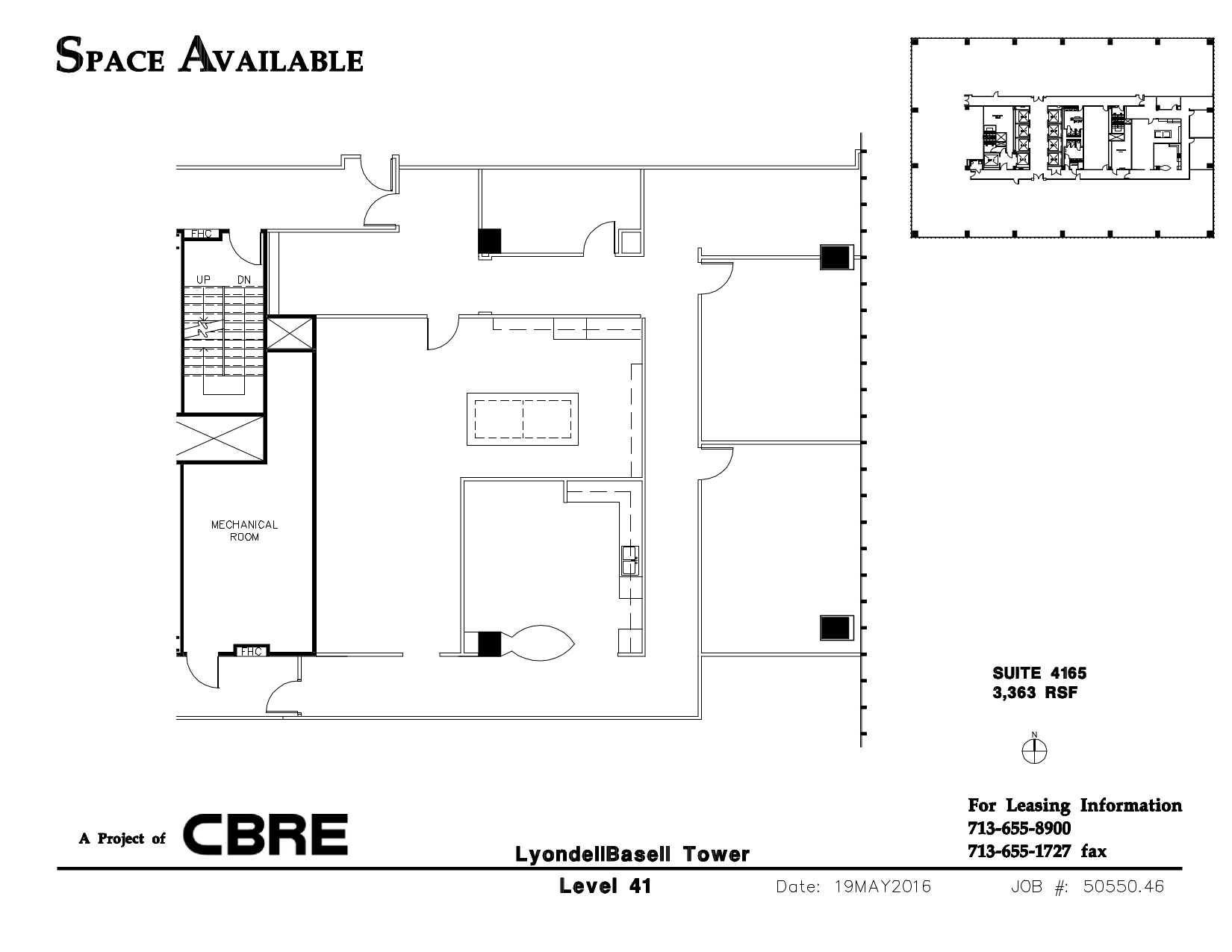 LyondellBasell Tower - 1221 McKinney Floor 41 Space 4165 - VTS