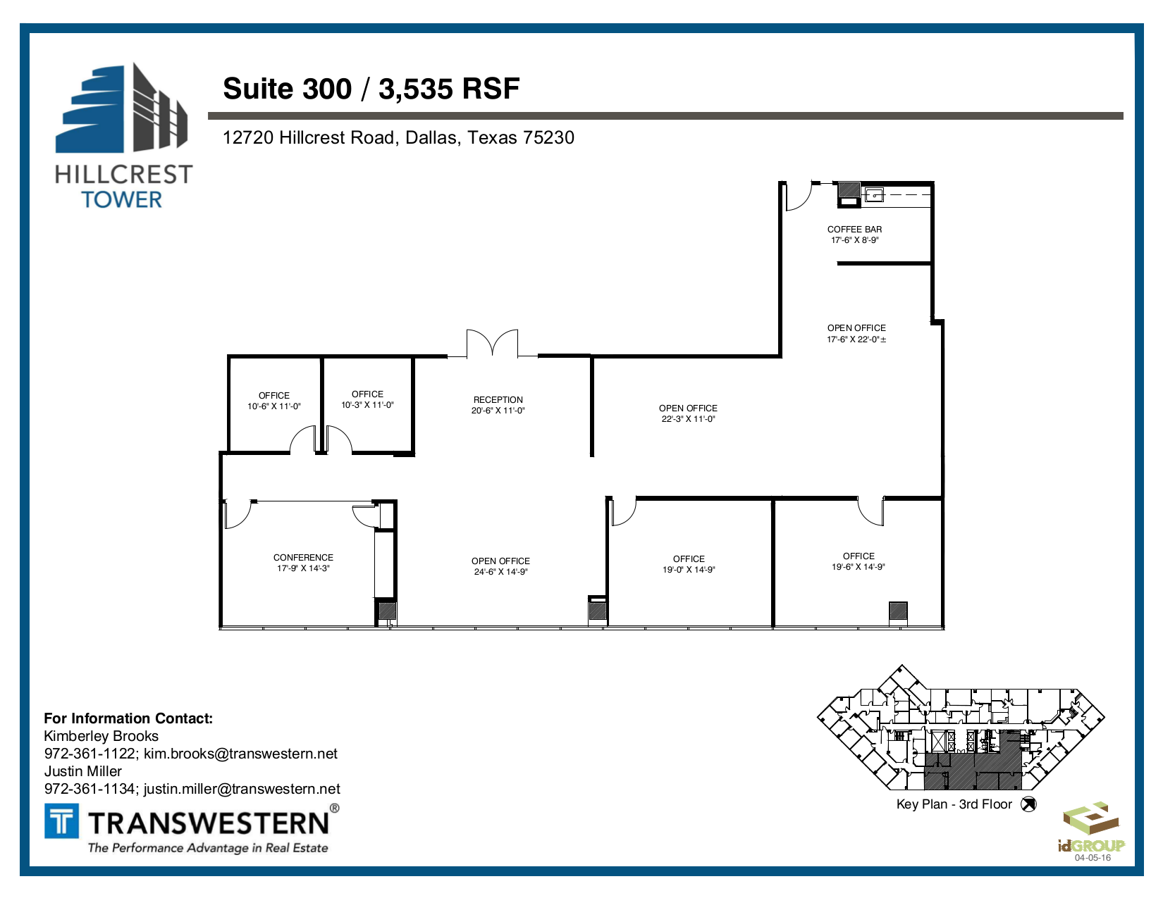 Hillcrest Tower 12720 Hillcrest Road Floor 3 Space 300 VTS