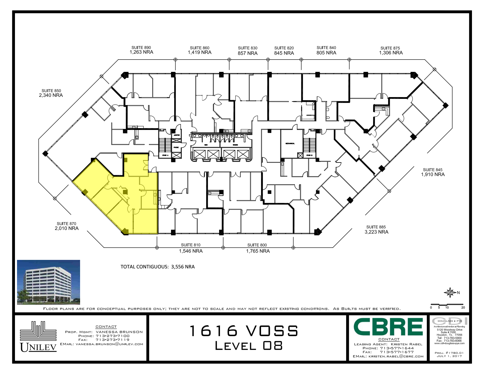 Memorial Tower I 1616 S Voss Rd Tower I Floor 8 Space 870 VTS