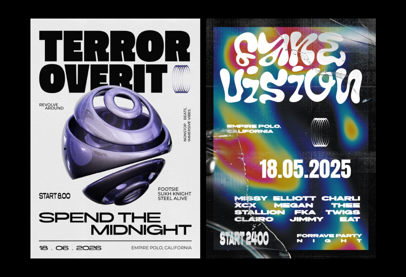 Rave Poster & Flyer Collection VOL 1