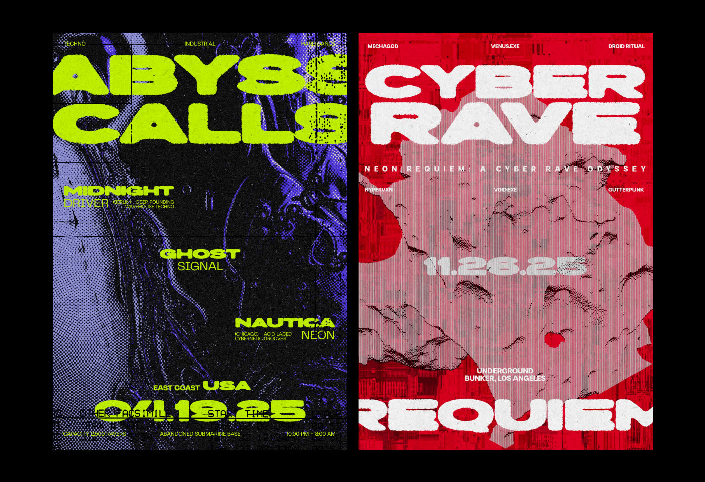 Rave Poster & Flyer Collection VOL 1