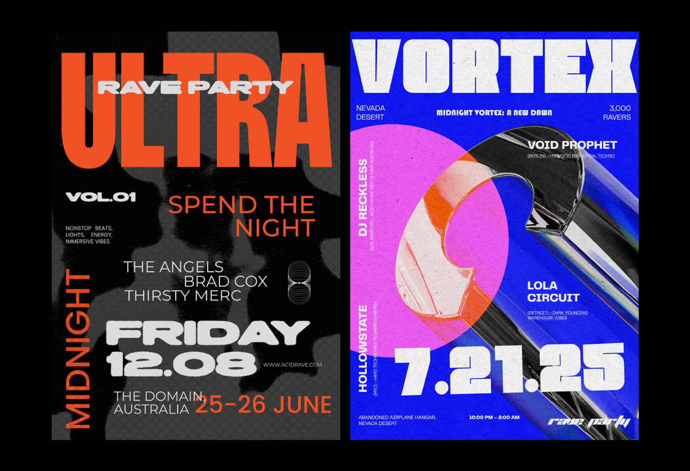 Rave Poster & Flyer Collection VOL 1