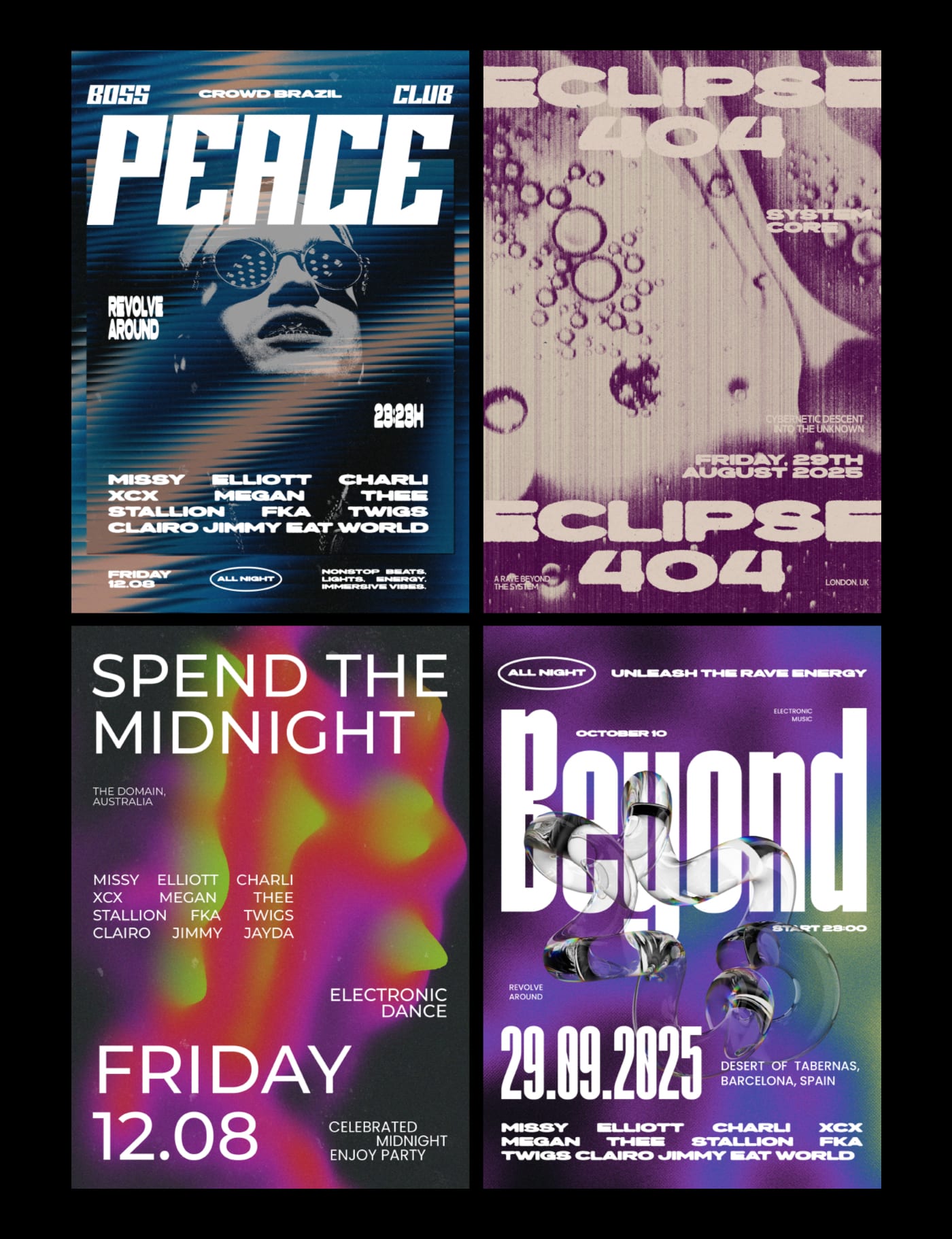 Rave Poster & Flyer Collection VOL 1