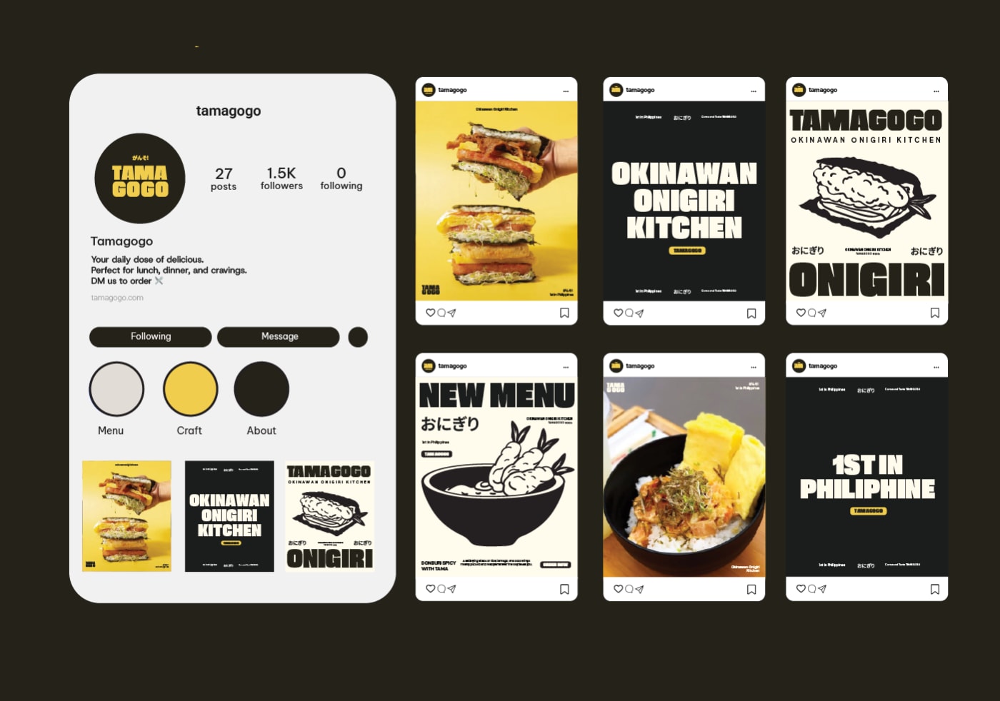 Tamagogo - Japanese Restaurant Branding