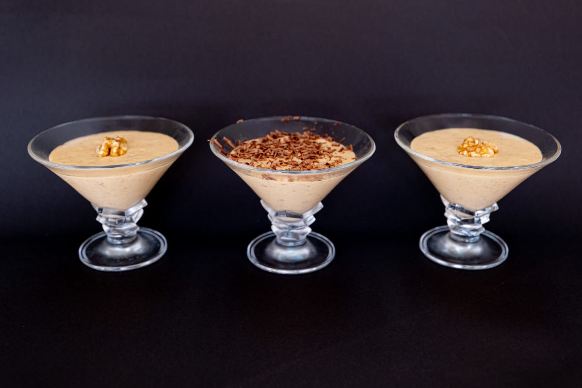 Photo of the recipe Walnut Mousse with Sweet Egg Cream