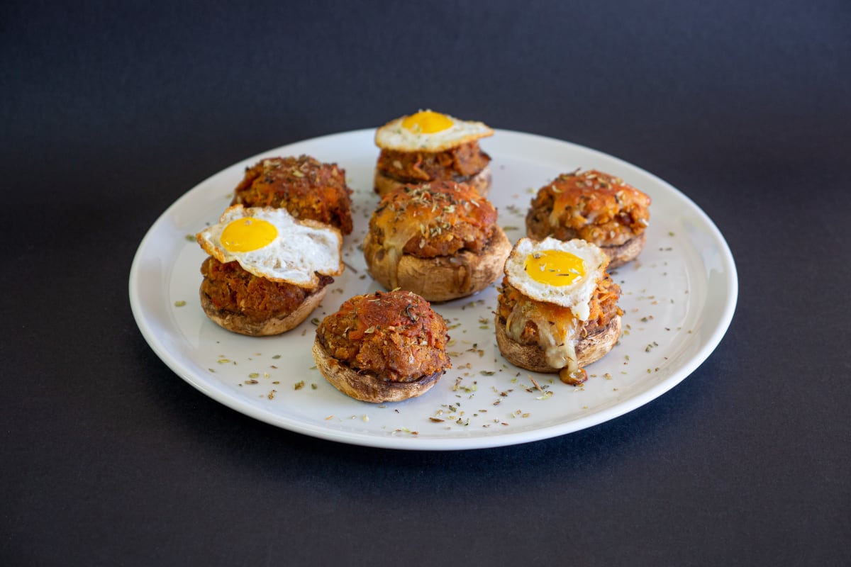 Photo of the recipe Stuffed Mushrooms with Alheira Sausage