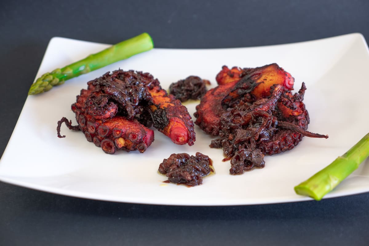 Photo of the recipe Crispy Octopus with Red Onion Chutney