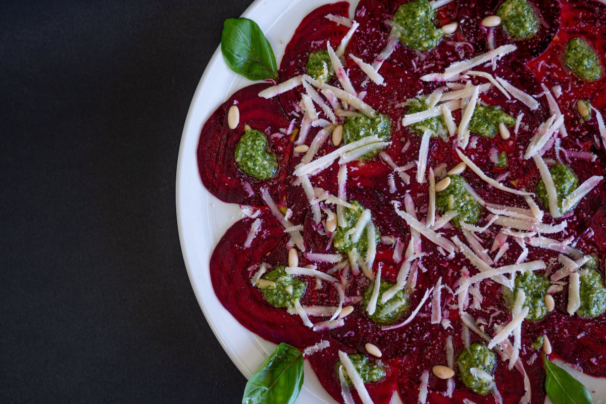 Photo of the recipe Beet Carpaccio with Pesto Sauce