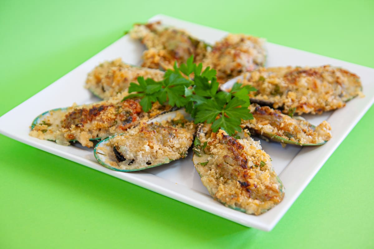 Photo of the recipe Gratinated Mussels with Mustard and Lemon