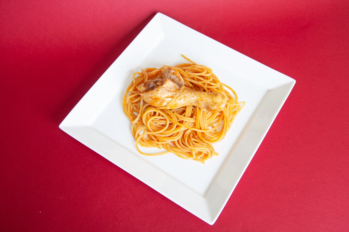 Photo of the recipe Chicken with Spaghetti and Tomato Sauce