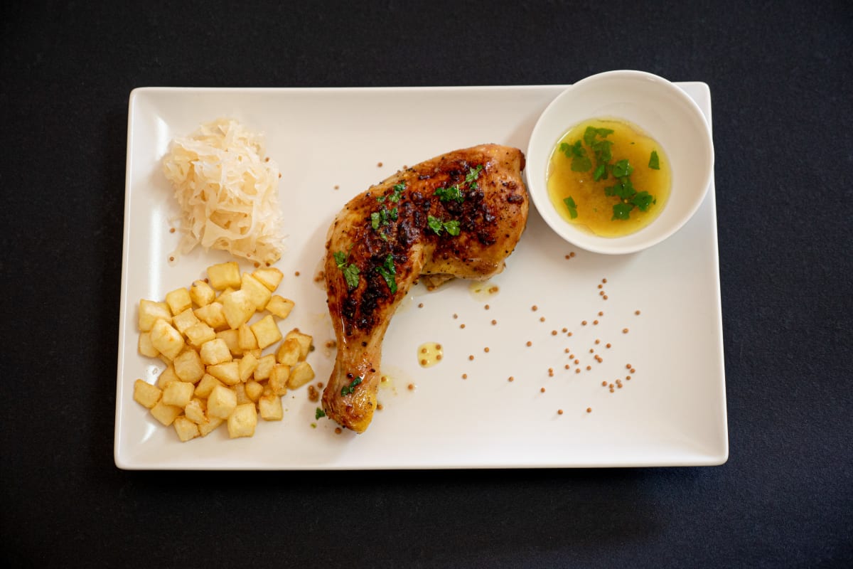 Photo of the recipe Oven-Baked Chicken Legs with Mustard and Beer