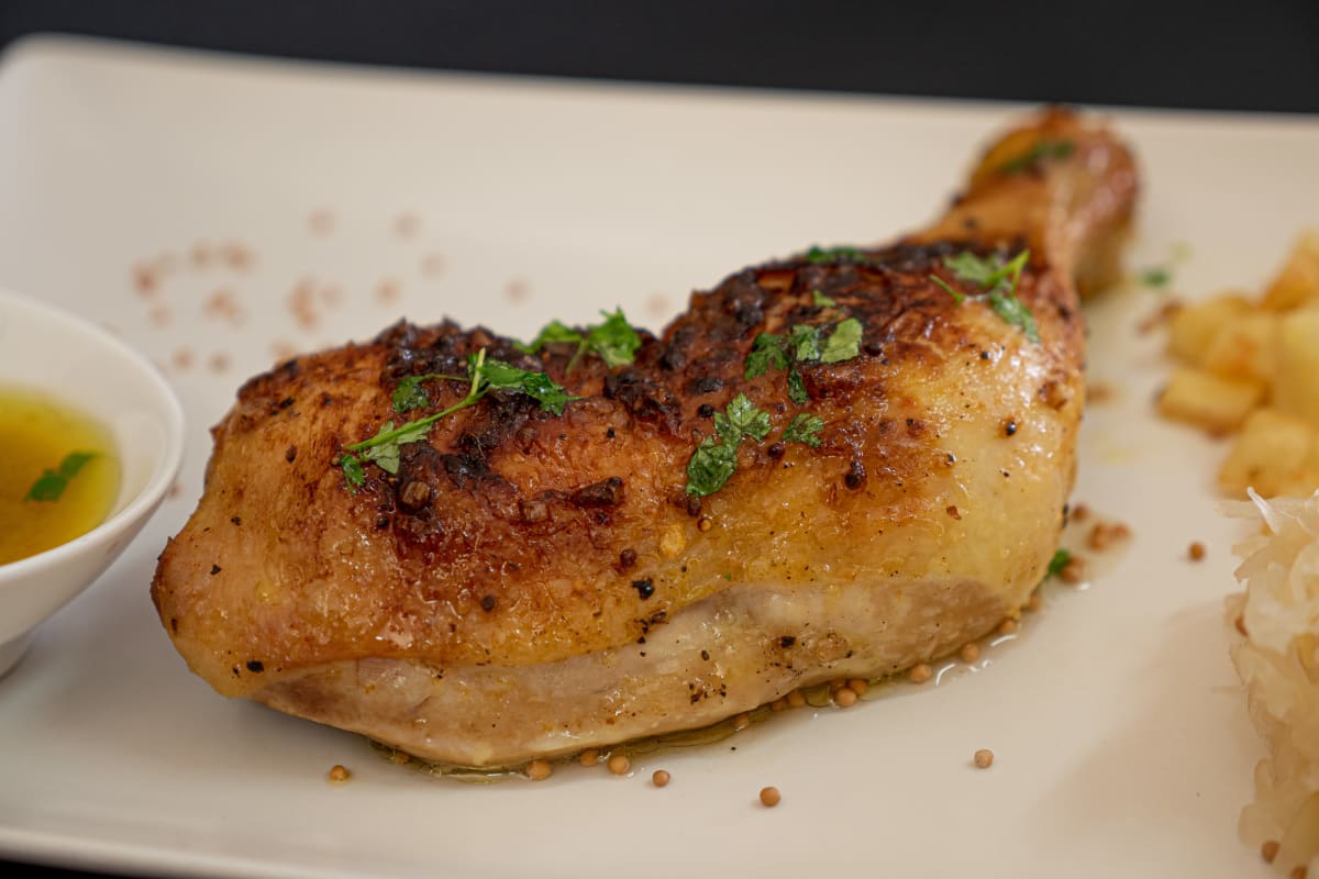 Photo of the recipe Oven-Baked Chicken Legs with Mustard and Beer