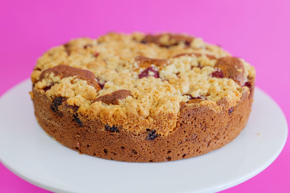 Photo of the recipe Raspberry Cake with Lemon Crumble