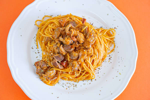 Photo 3 of the recipe Gizzards with Spaghetti