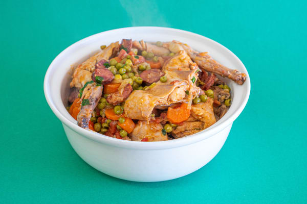 Photo 2 of the recipe Stewed Rabbit with Peas and Carrot