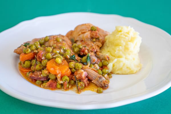 Photo 3 of the recipe Stewed Rabbit with Peas and Carrot