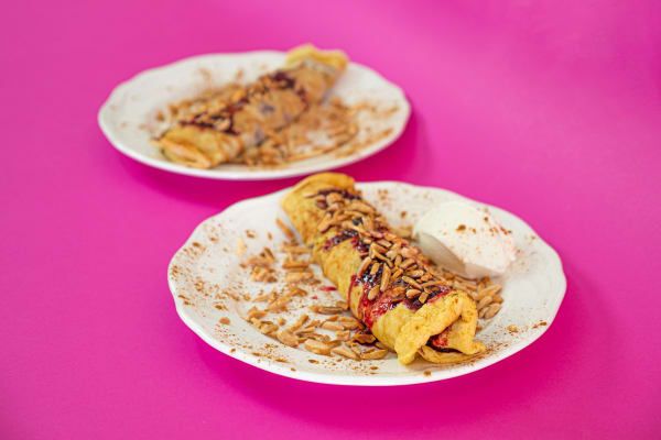 Photo of the recipe Tapioca Crepes (Crepioca) with Red Berries and Almonds