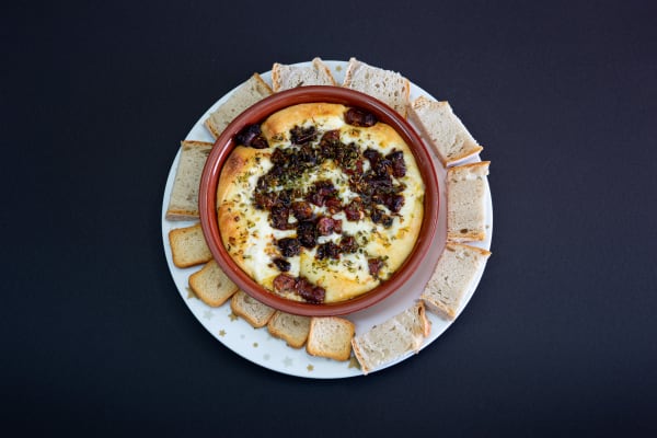 Photo of the recipe Baked Aged Cheese with Sausages