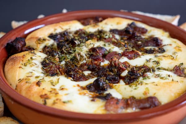 Photo 3 of the recipe Baked Aged Cheese with Sausages