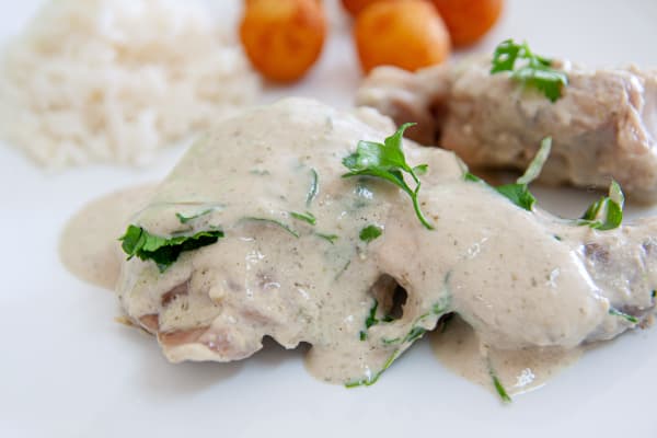 Photo 2 of the recipe Rabbit with Mustard Sauce