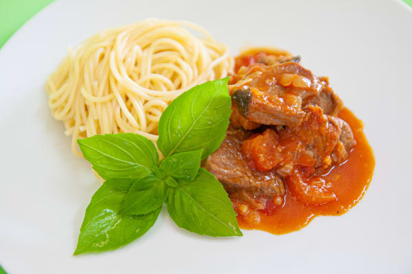 Photo 2 of the recipe Stewed Lamb with Tomato and Basil Sauce