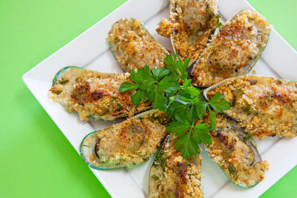 Photo of the recipe Gratinated Mussels with Mustard and Lemon