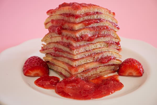 Photo 2 of the recipe Pancakes with Strawberry Sauce