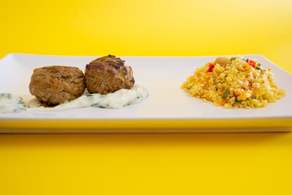 Photo 2 of the recipe Lamb Meatballs with Yogurt Sauce and Couscous