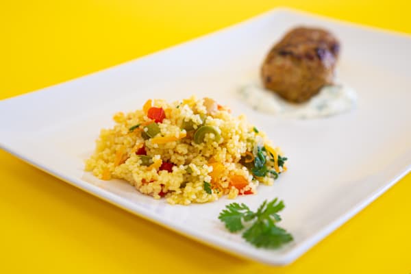 Photo 3 of the recipe Lamb Meatballs with Yogurt Sauce and Couscous