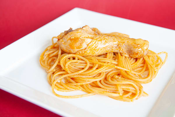 Photo of the recipe Chicken with Spaghetti and Tomato Sauce