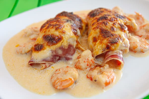 Photo 2 of the recipe Oven-Baked Fish Rolls Stuffed with Ham