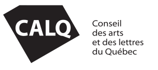 Logo du Conseil des arts et des lettres du Québec.