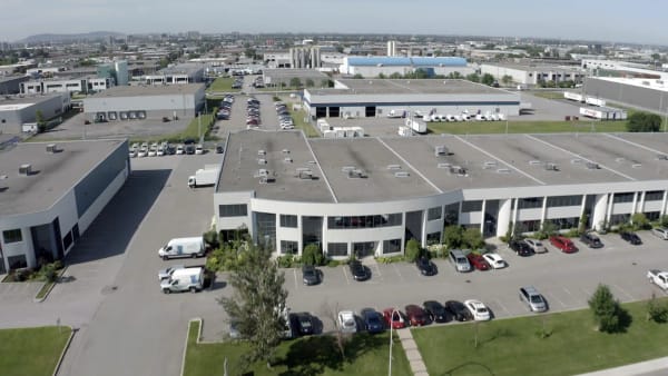 Quartier industriel d'Anjou.