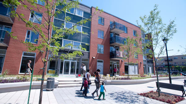 Secteur Nord-Est dans l'arrondissement de Montréal-Nord.