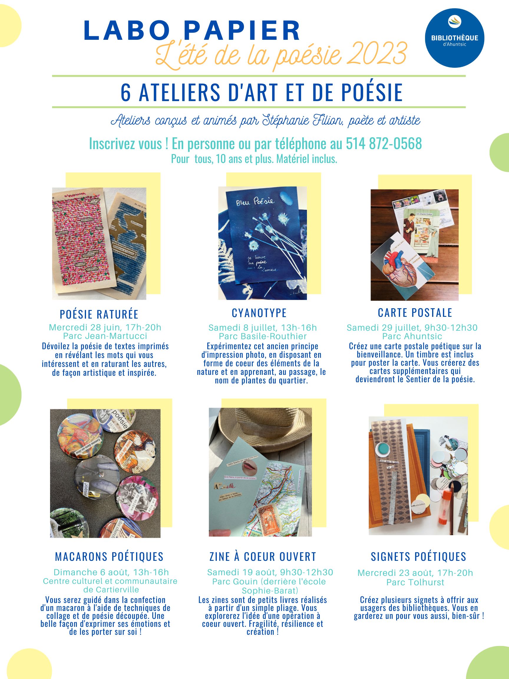 Affiche Labo papier