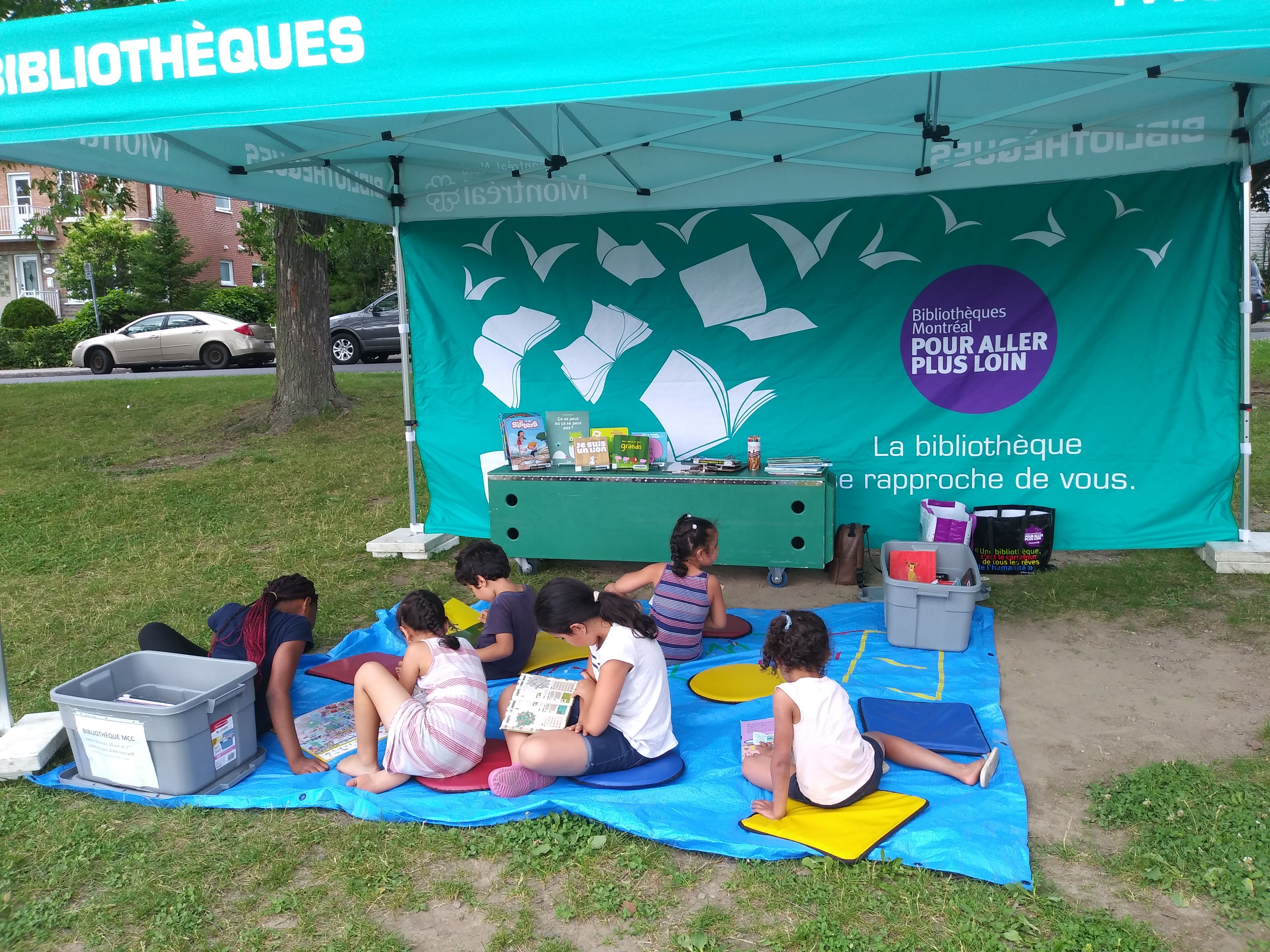 Lecture en plein air