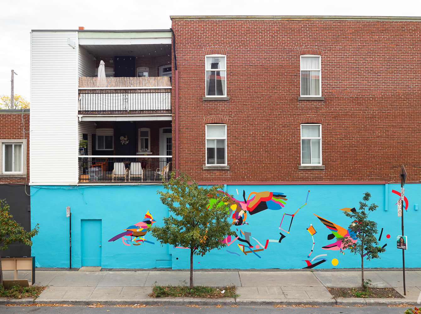 Nouvelle murale dans Villeray